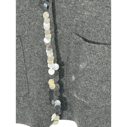 CHRISTOPHER KANE Sequin Wool Cardigan