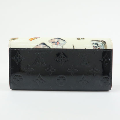 Louis Vuitton Sarah Wallet NM Limited Edition Stickers Monogram Vernis, Multicolour, Patent Leather, Wallet