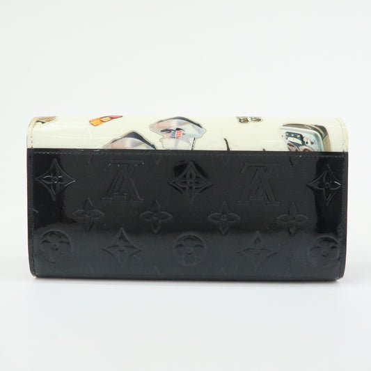 Louis Vuitton Sarah Wallet NM Limited Edition Stickers Monogram Vernis, Multicolour, Patent Leather, Wallet
