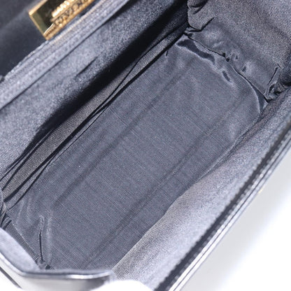 Givenchy Twist lock top handle Leather, Black, Leather, Handbag
