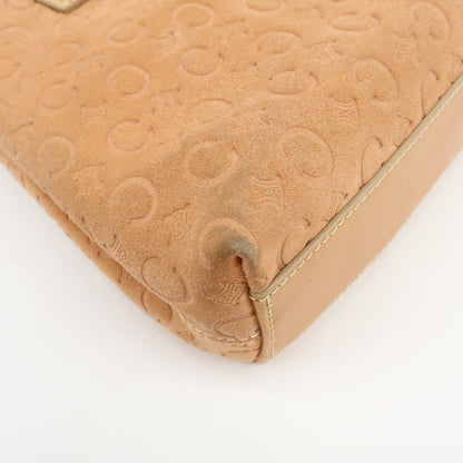 Celine C Macadam Suede, Beige, Suede, Handbag