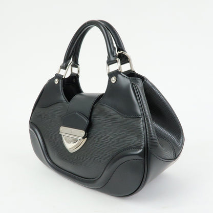 Louis Vuitton Montaigne Sac Epi Leather, Black, Leather, Handbag