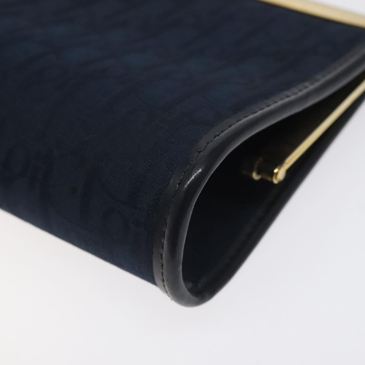 Christian Dior Trotter pouch Canvas, NAVY, CANVAS, Clutche & pouche
