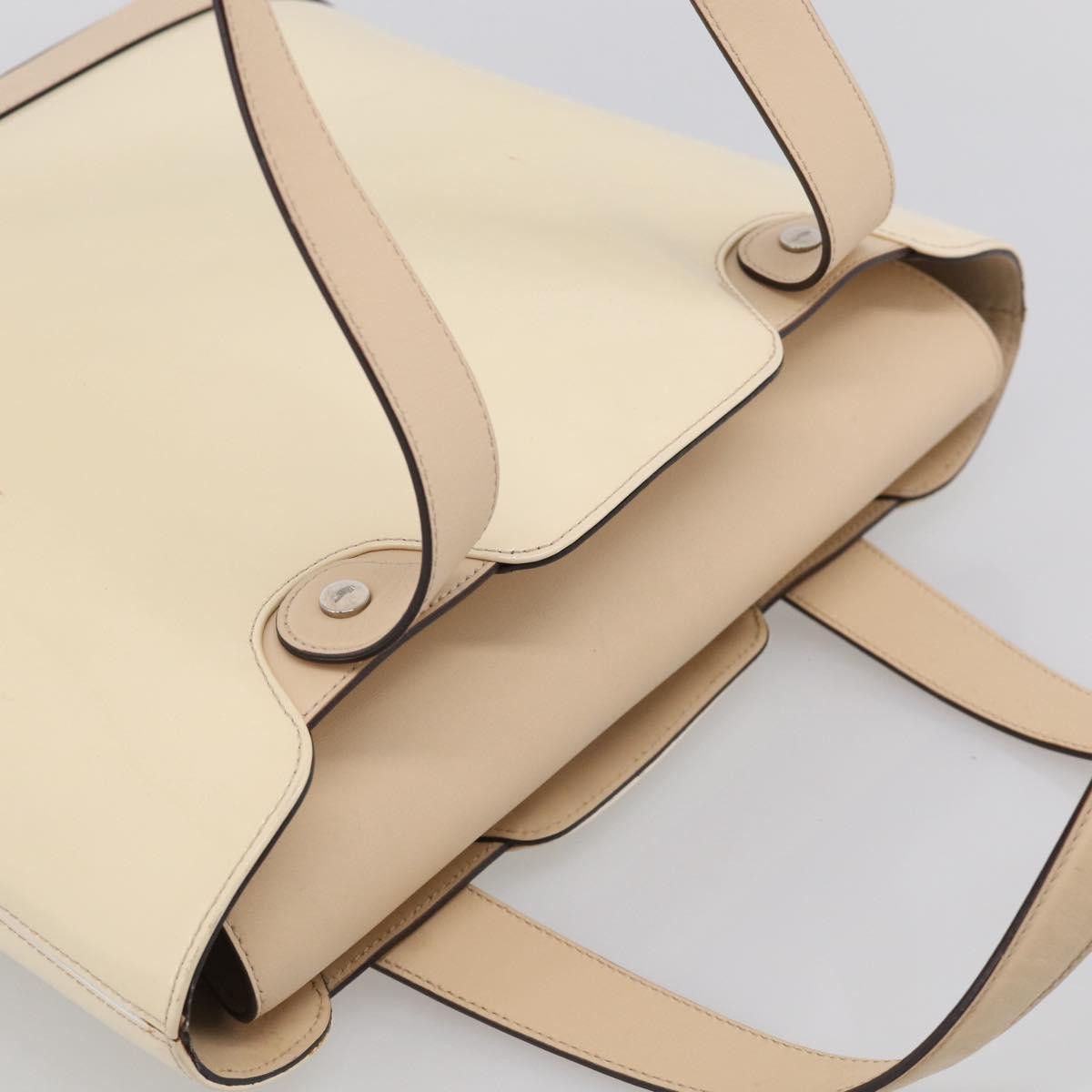 Salvatore Ferragamo Vintage Patent Leather, Beige, Patent Leather, Shoulder Bag