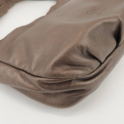 Loewe Anagram Leather, Brown, Leather, Tote Bag