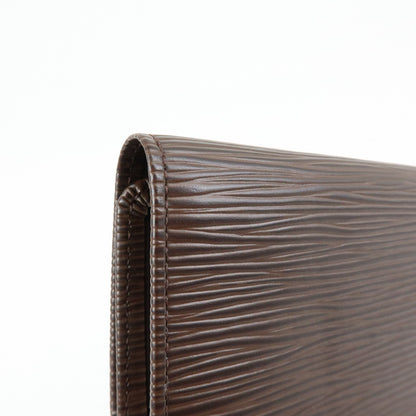 Louis Vuitton Porte Tresor International Epi Leather, Brown, Leather, Wallet