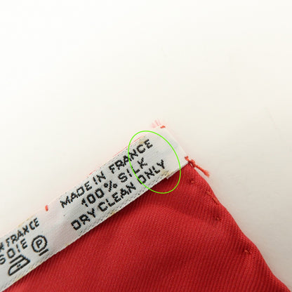 Hermes Carré 40 Silk, Red, Silk, Scarf