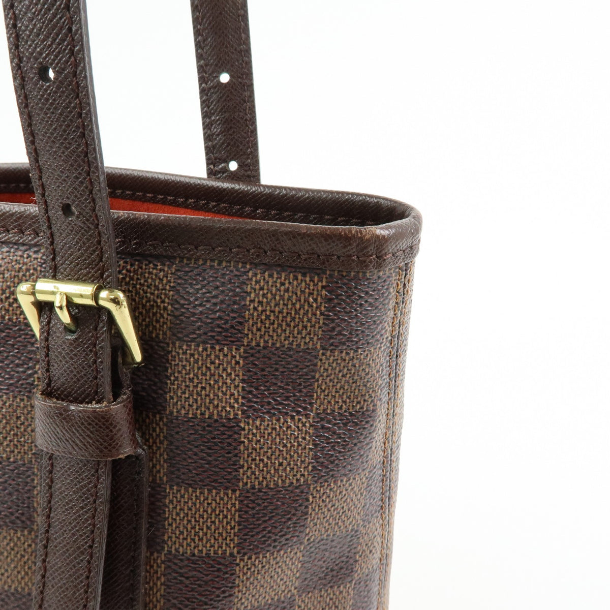 Louis Vuitton Marais Bucket Damier, Brown, Canvas, Handbag