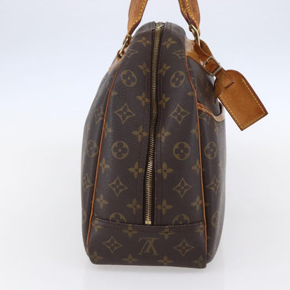 Louis Vuitton Deauville Handbag Monogram Canvas, BROWN, CANVAS, Handbag