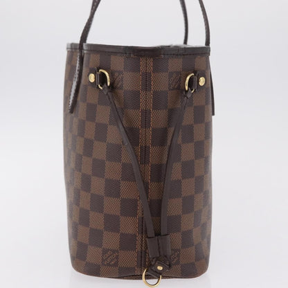 Louis Vuitton Neverfull Damier, Brown, Canvas, Tote Bag