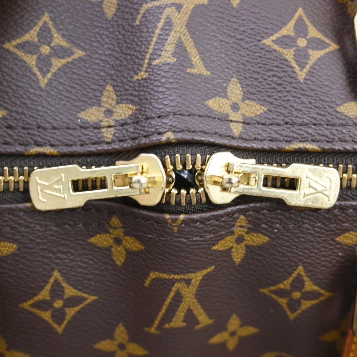 Louis Vuitton Keepall Monogram Canvas, Brown, Canvas, Travel Bag