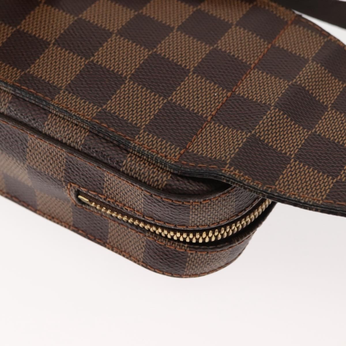 Louis Vuitton Geronimos Waist Damier Ebene, Brown, Canvas, Shoulder Bag