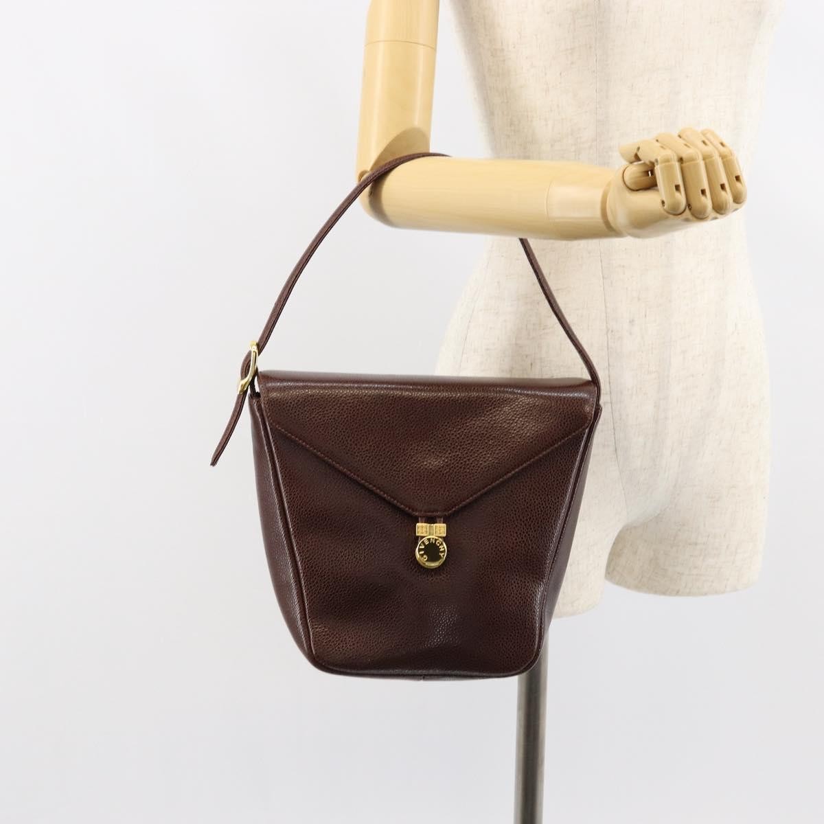 Givenchy Shoulder Leather, Brown, Leather, Shoulder Bag