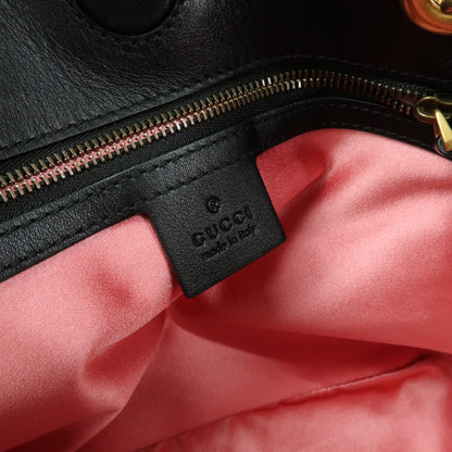 Gucci GG Marmont Chain Matelasse Leather, Black, Leather, Crossbody Bag