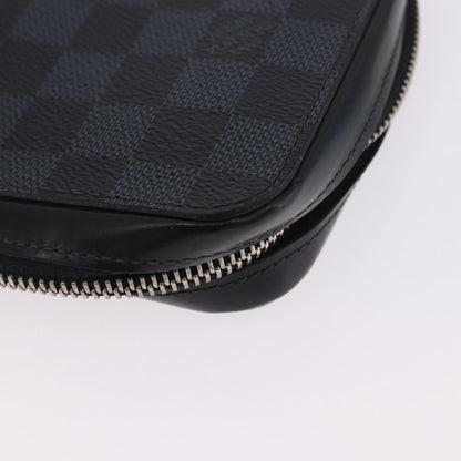 Louis Vuitton Zippy XL Damier Leather, Black, Canvas, Wallet