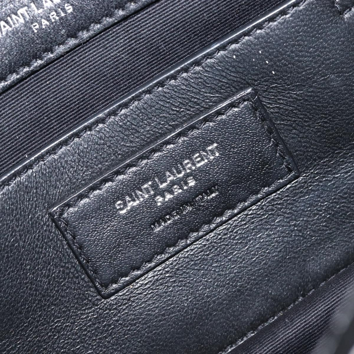 Saint Laurent West Hollywood Leather, Black, Leather, Shoulder Bag