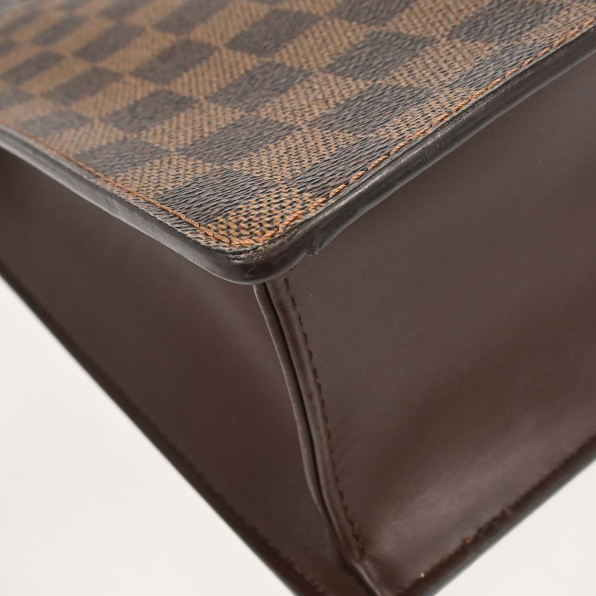 Louis Vuitton Venice Sac Plat Damier Ebene, Brown, Canvas, Tote Bag