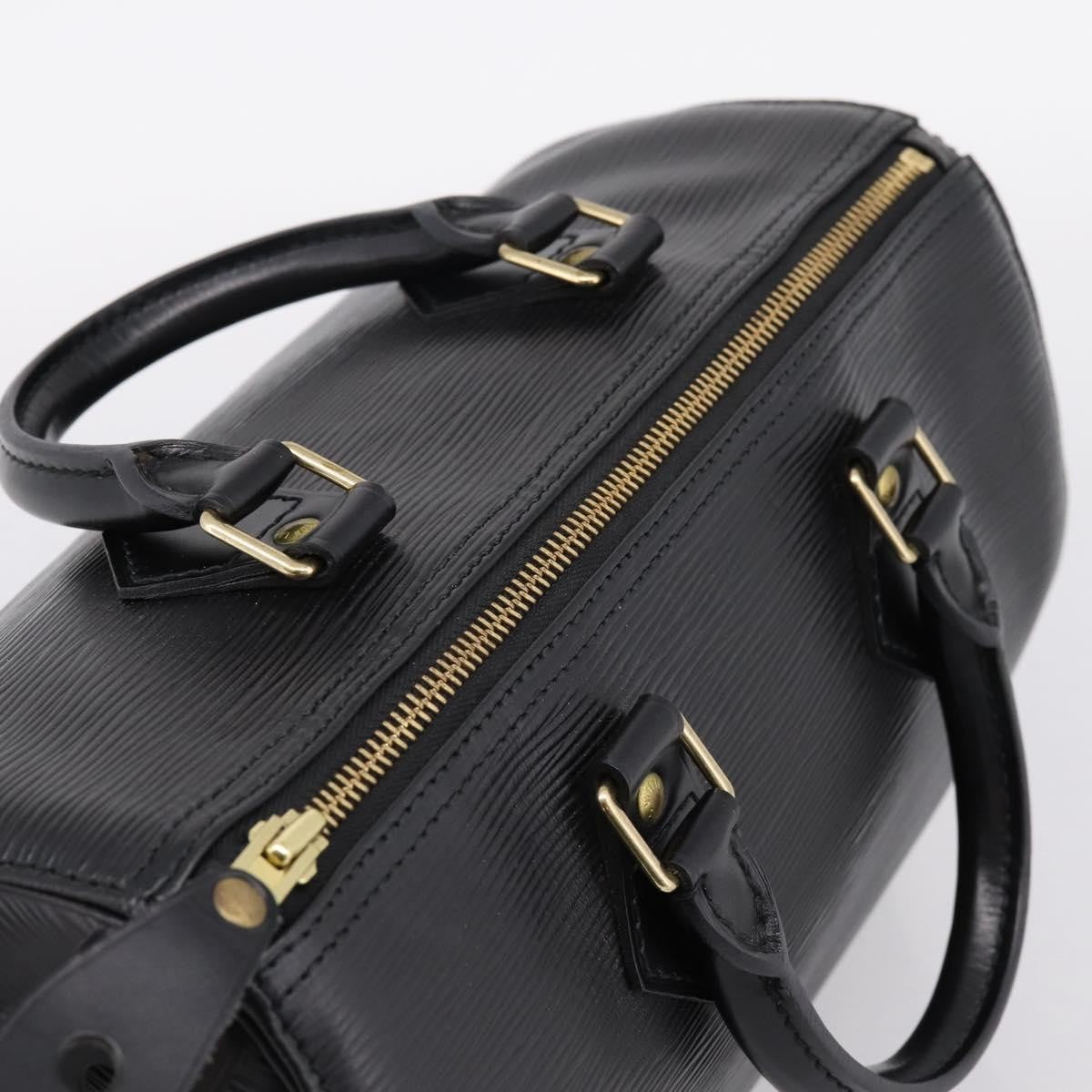 Louis Vuitton Speedy Epi Leather, Black, Leather, Handbag