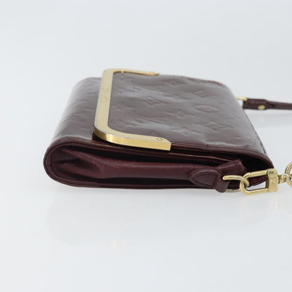 Louis Vuitton Rossmore Monogram Vernis, Burgundy, Patent Leather, Handbag