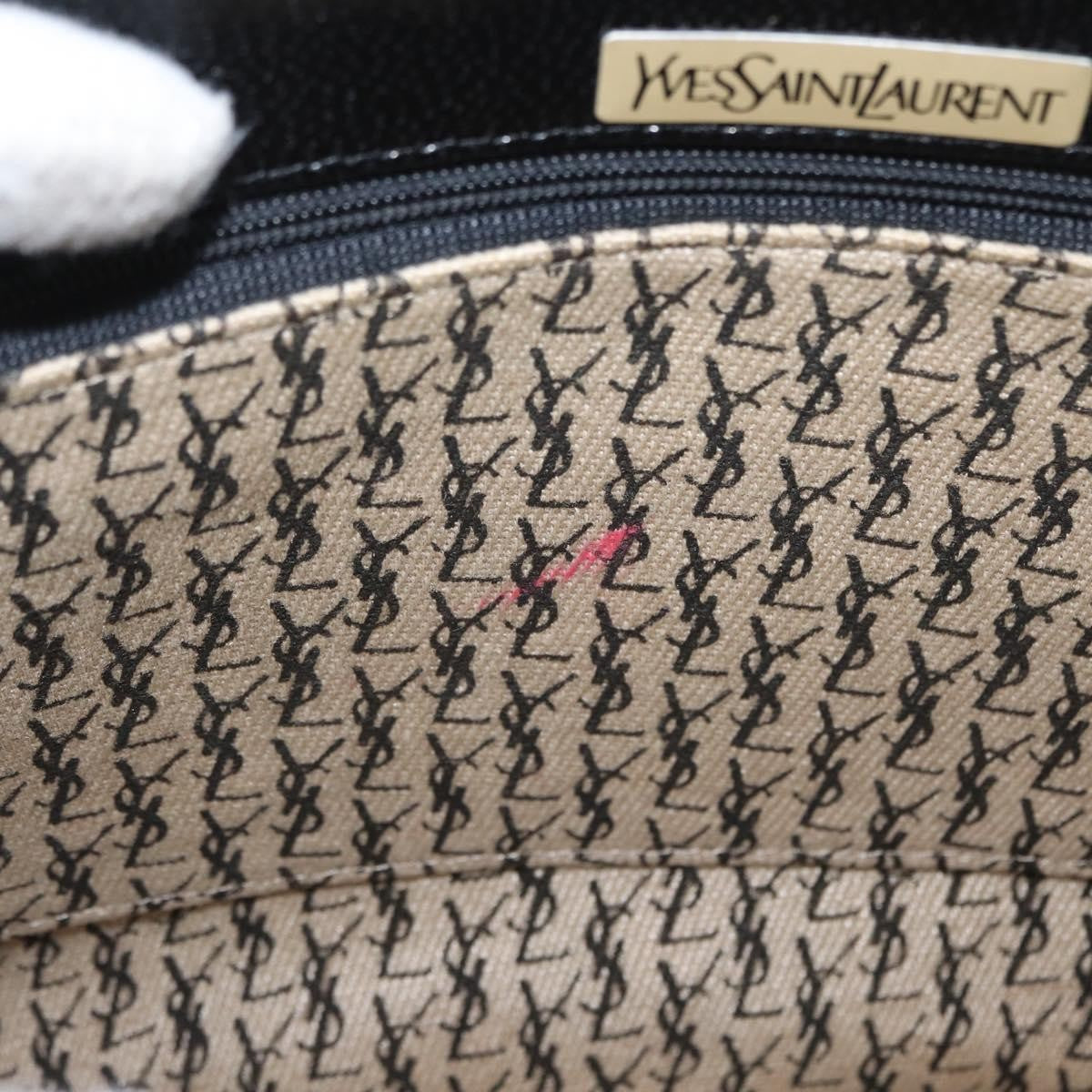 Saint Laurent Vintage Leather, Black, Leather, Shoulder Bag