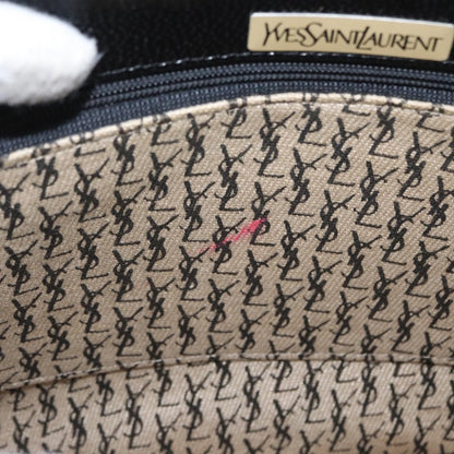 Saint Laurent Vintage Leather, Black, Leather, Shoulder Bag