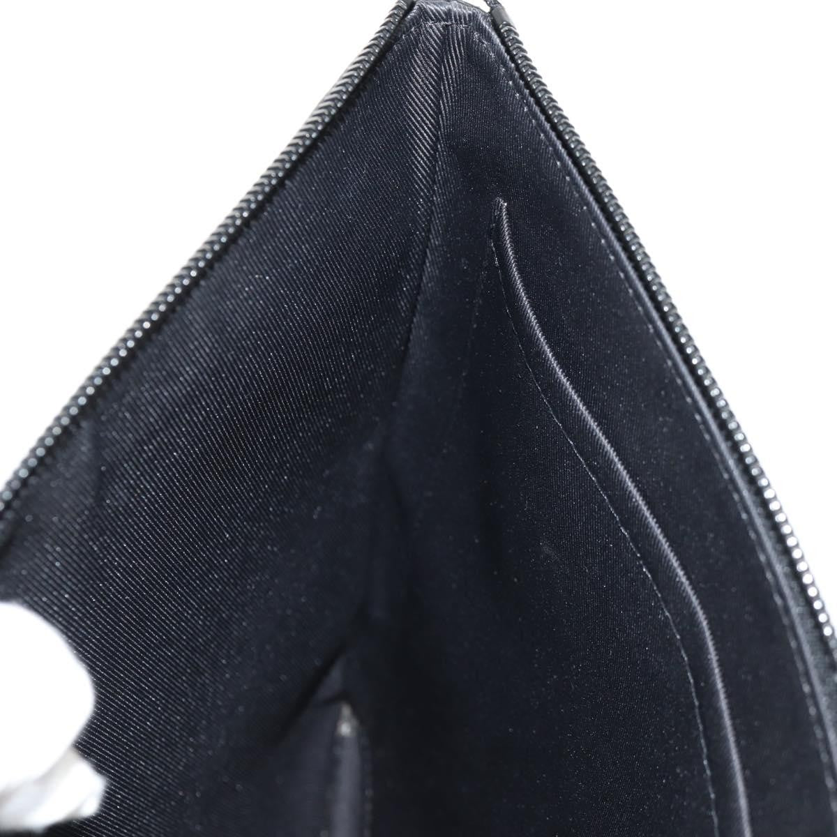 Louis Vuitton Pochette A4 Rainbow Taiga Leather, Black, Leather, Clutch