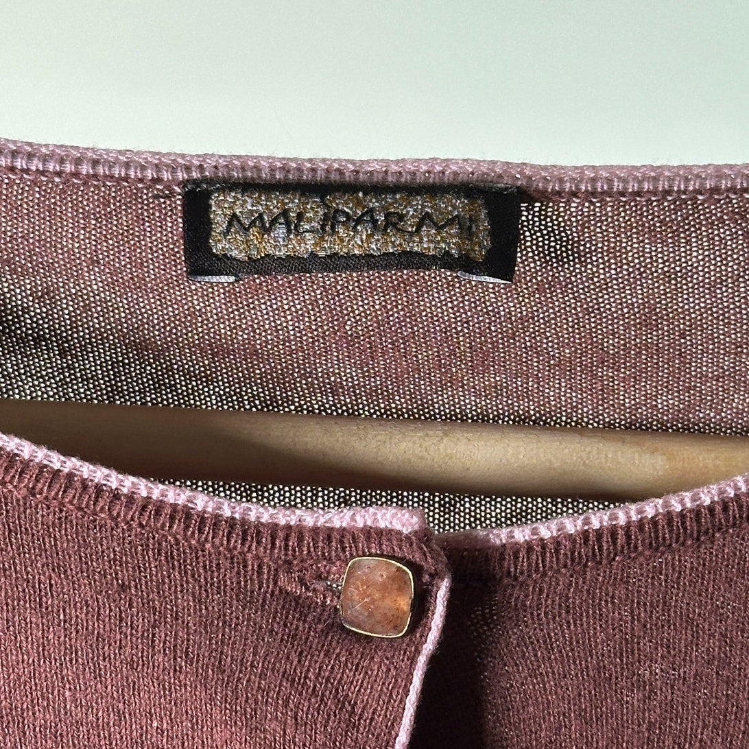 Maliparmi Floral Button Front Cardigan