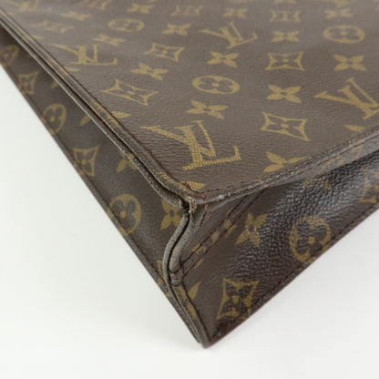 Louis Vuitton Vintage Sac Plat Monogram Canvas, Brown, Canvas, Handbag