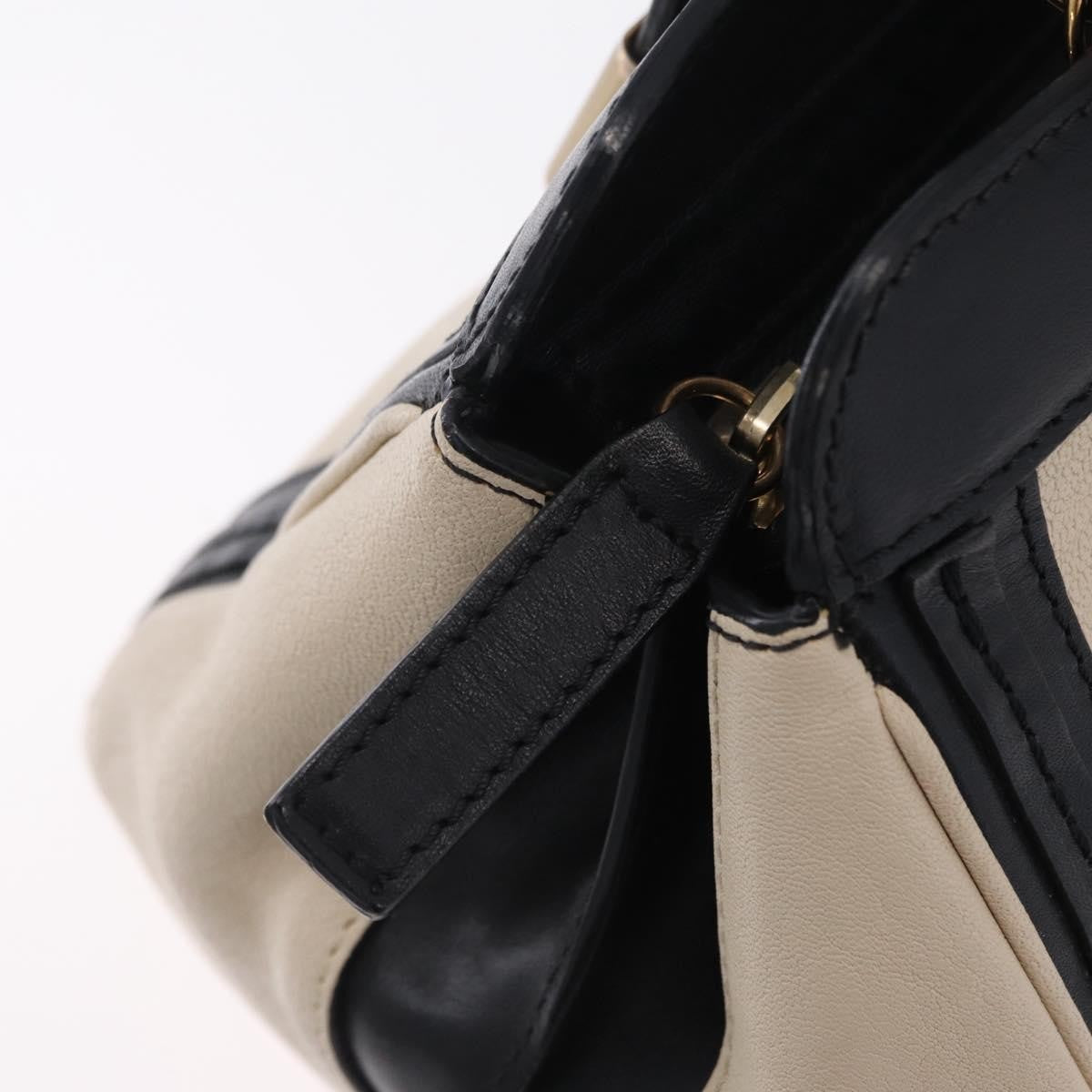 Chloe Alice Satchel Leather, Black, Leather, Handbag