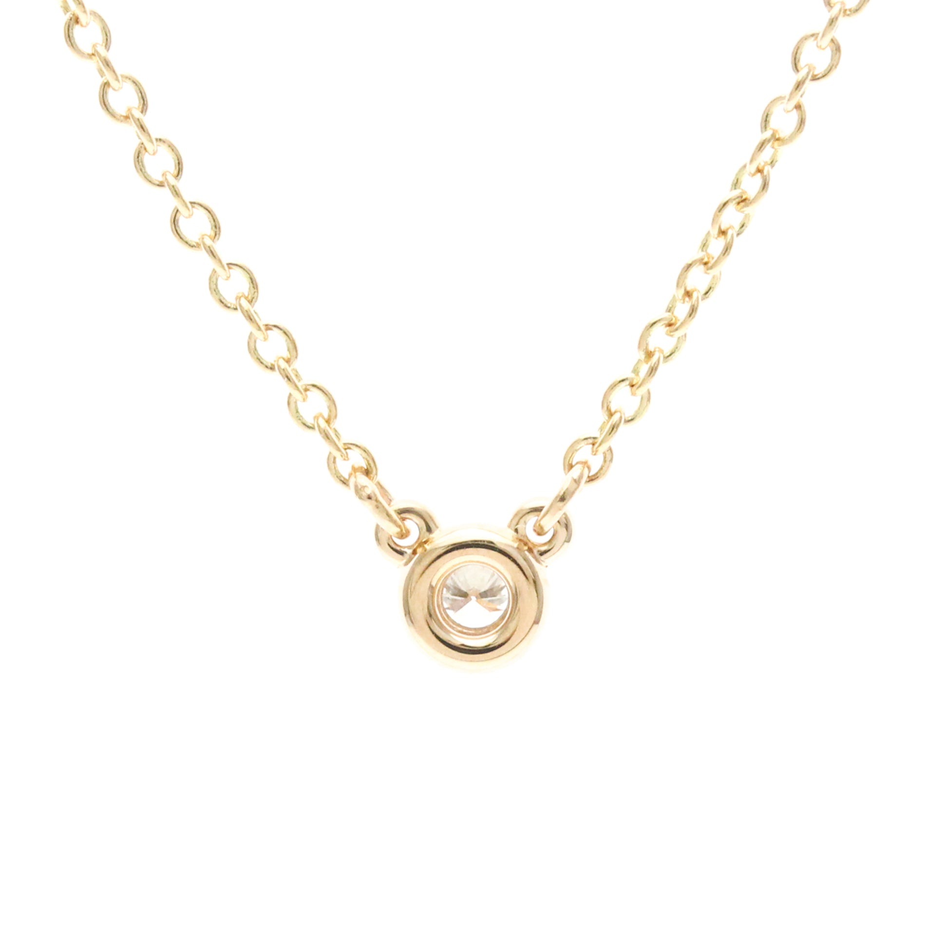Tiffany & Co. Elsa Peretti Diamonds By The Yard Pendant 18K Rose Gold with Diamond, Gold, Pink Gold, Necklace