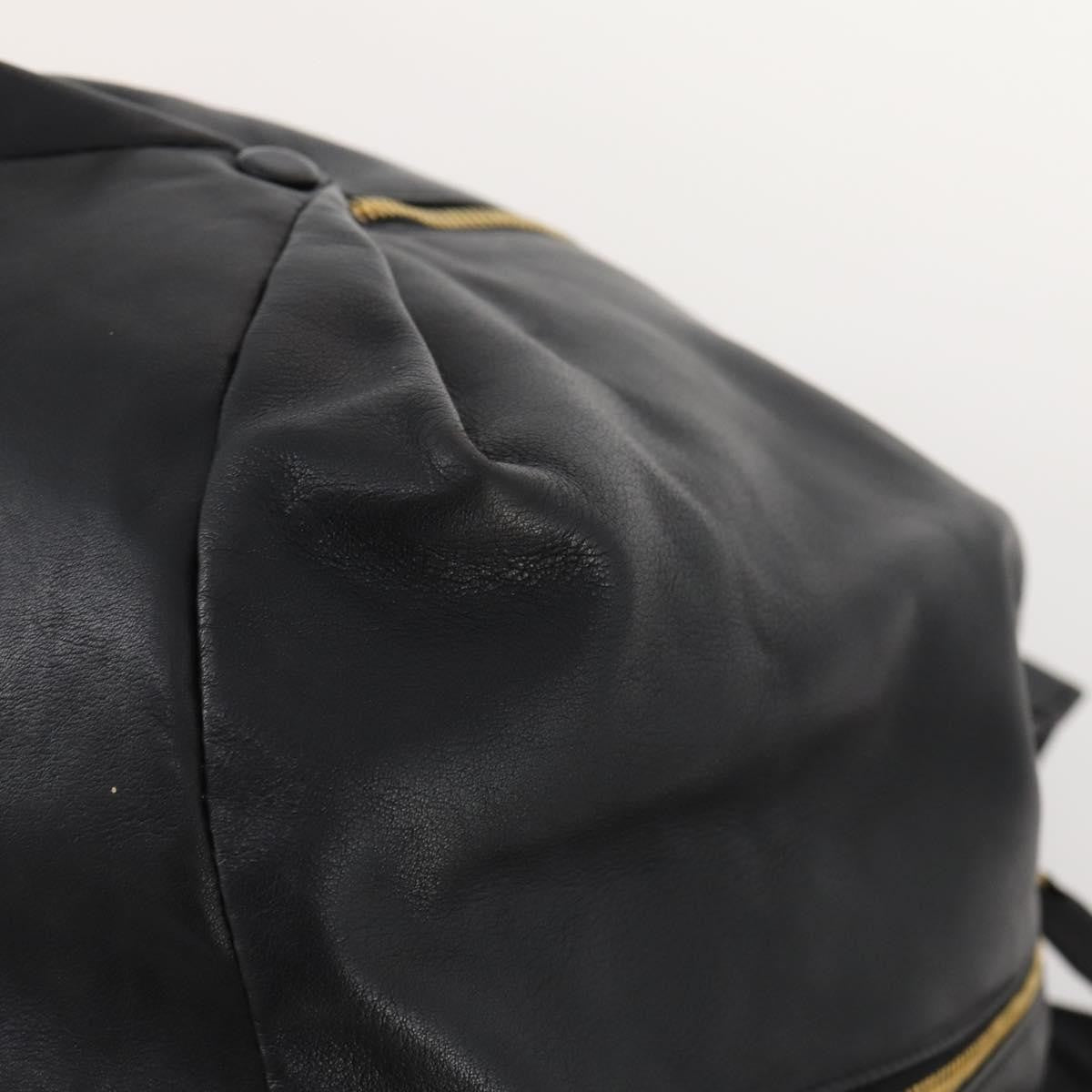 Versace Vintage Leather, Black, Leather, Shoulder Bag