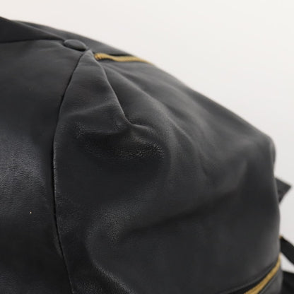 Versace Vintage Leather, Black, Leather, Shoulder Bag