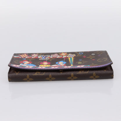 Louis Vuitton Sarah Wallet NM Limited Edition Vivienne Xmas Monogram Canvas, Brown, Canvas, Wallet