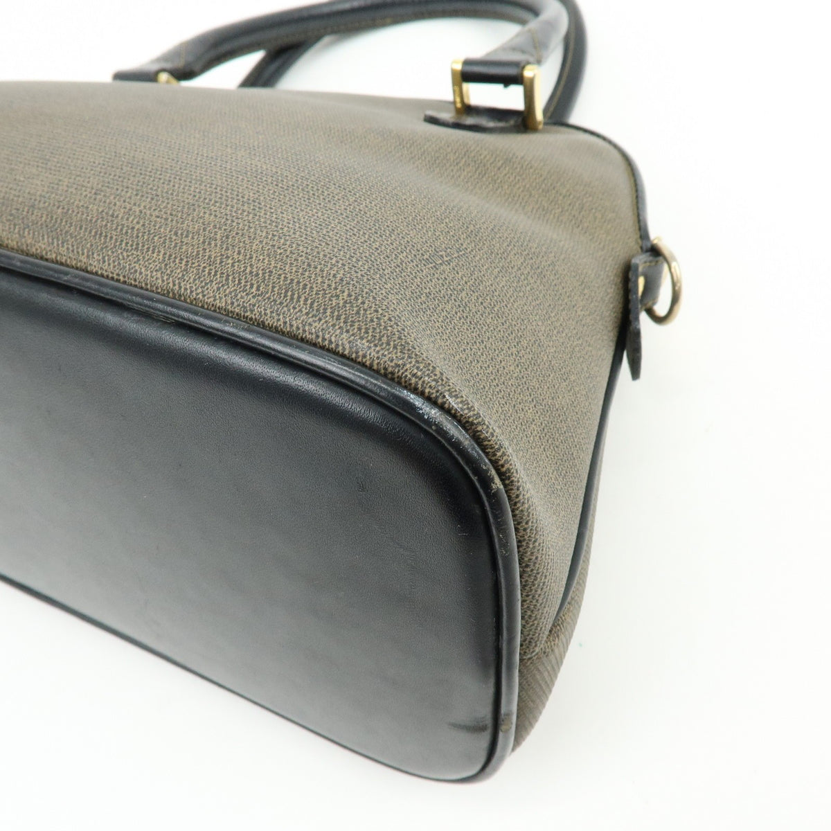 Fendi Vintage Dome Satchel Leather, Brown, Leather, Handbag