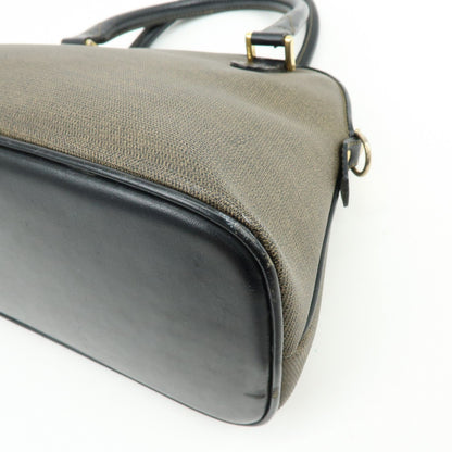 Fendi Vintage Dome Satchel Leather, Brown, Leather, Handbag