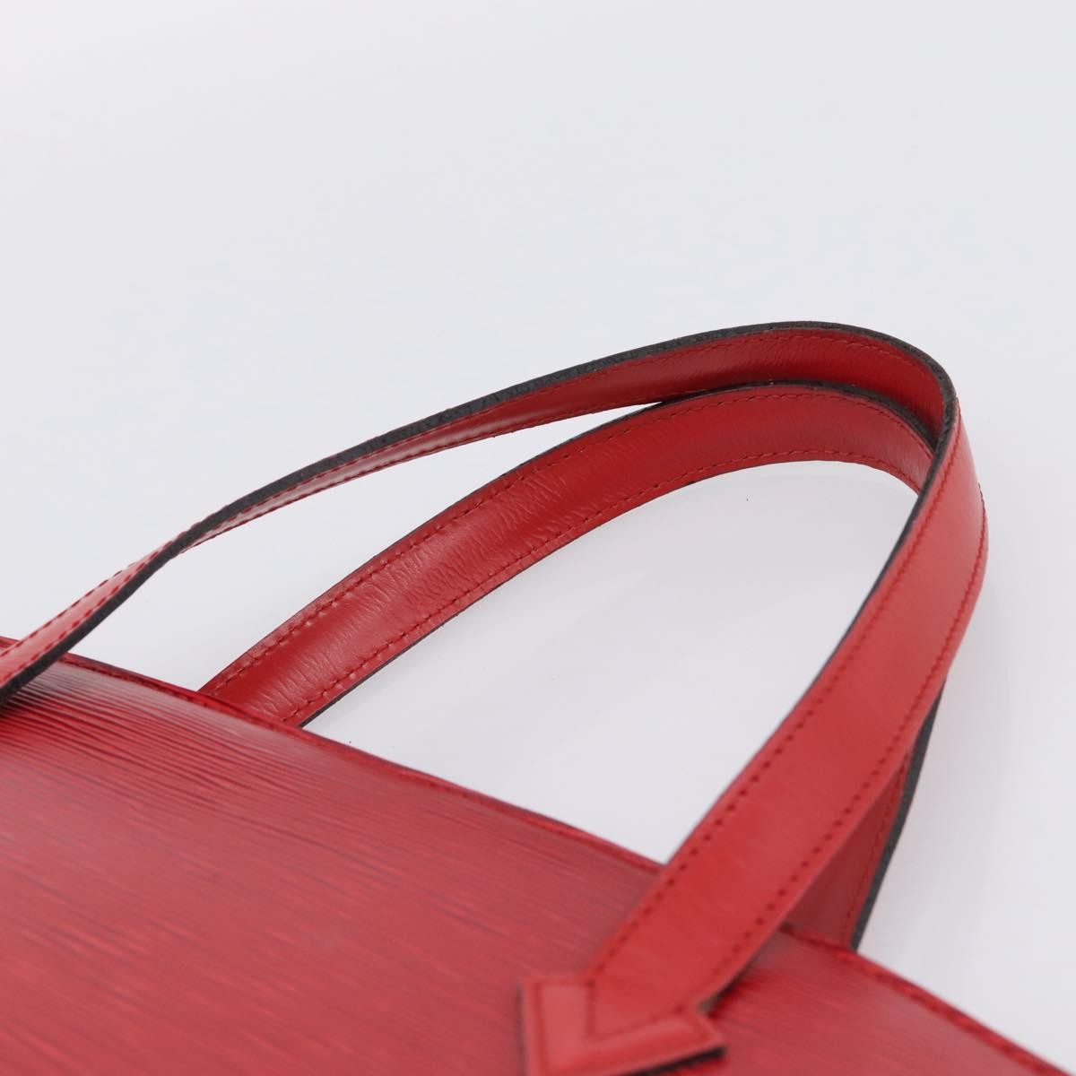 Louis Vuitton Saint Jacques Epi Leather, Red, Leather, Handbag