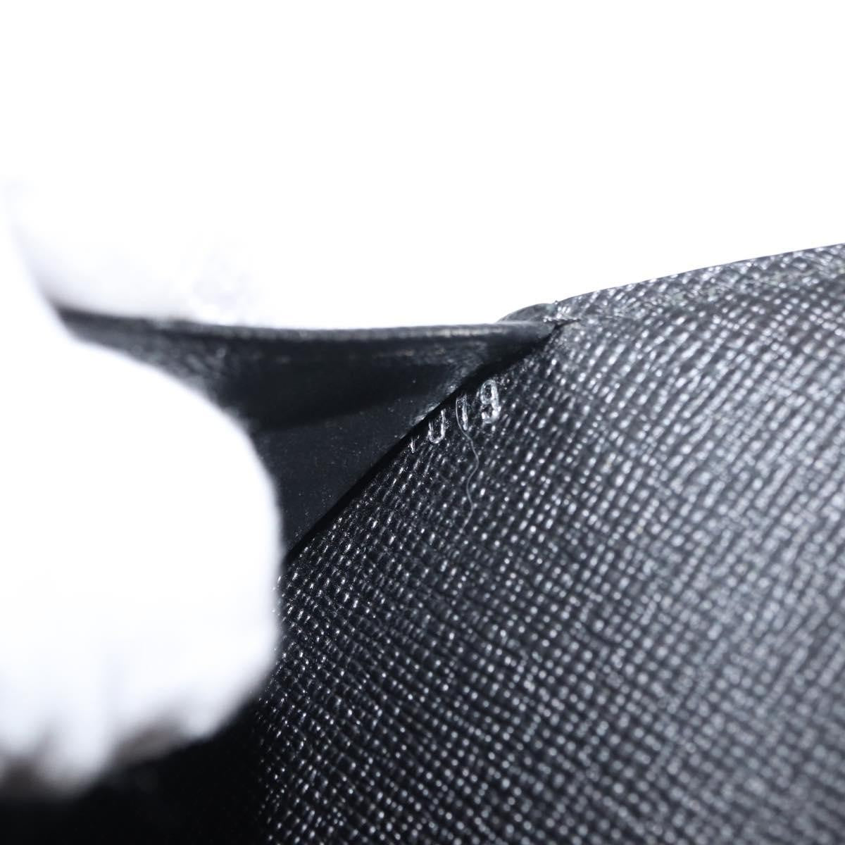 Louis Vuitton Agenda Cover Epi Leather, Black, Leather, Wallet