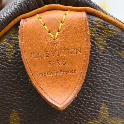 Louis Vuitton Speedy Monogram Canvas, Brown, Canvas, Handbag