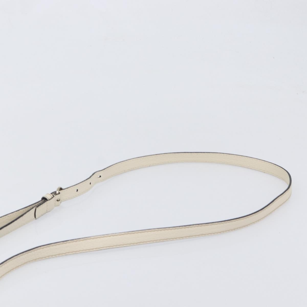 Gucci Soho Disco Leather, White, Leather, Shoulder Bag