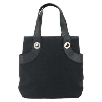 Bvlgari Logomania Canvas, Black, Canvas, Shoulder Bag