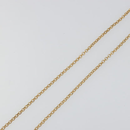 Chanel CC No.5 Perfume Bottle Pendant Metal, Gold, Metal, Necklace