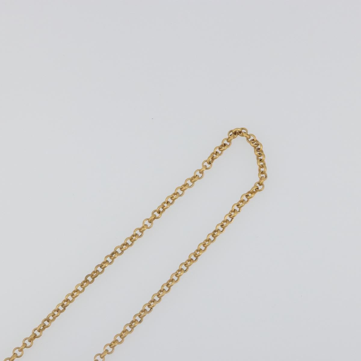 Chanel CC No.5 Perfume Bottle Pendant Metal, Gold, Metal, Necklace