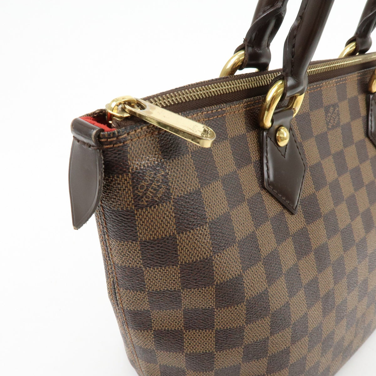 Louis Vuitton Saleya Damier, Brown, Canvas, Handbag