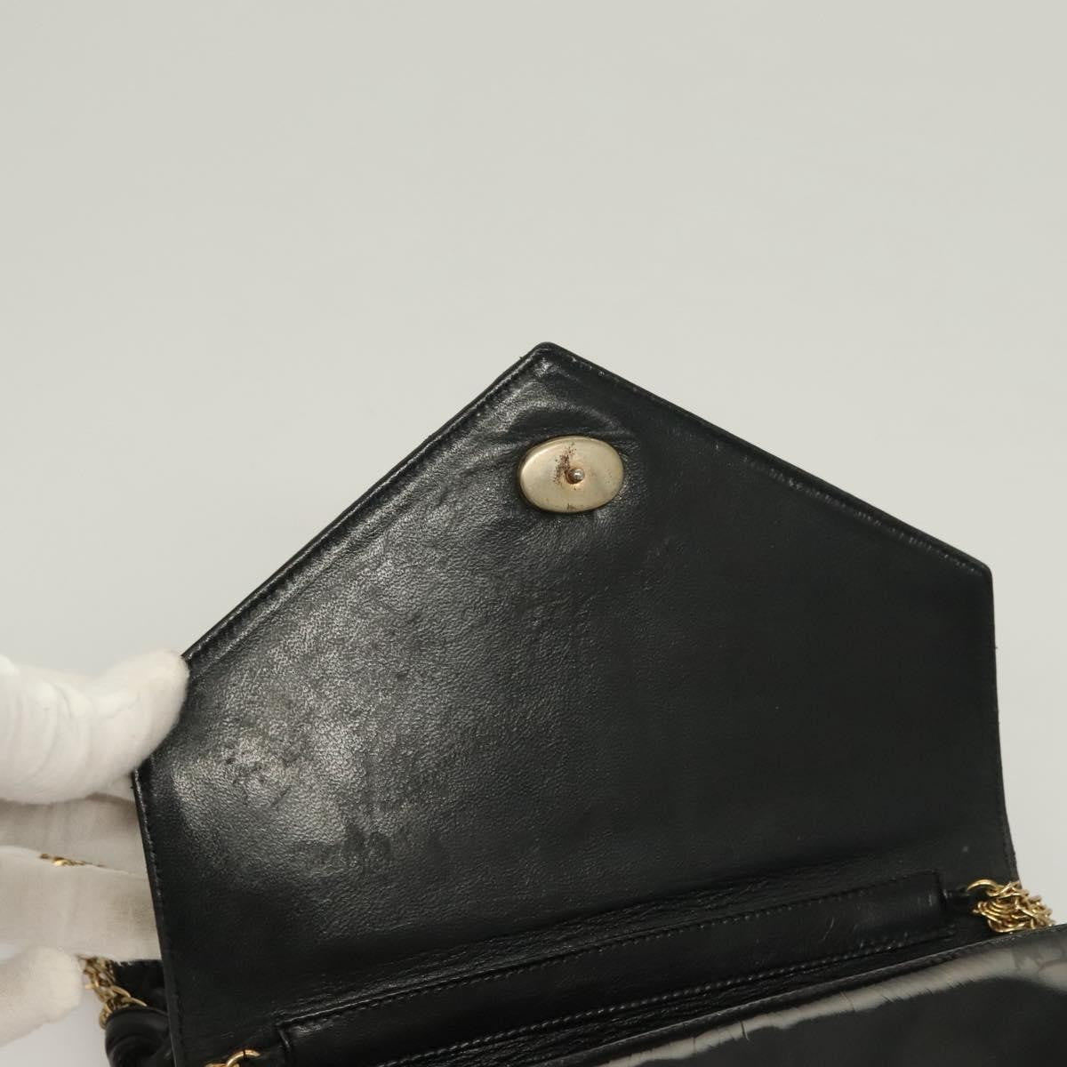 Chanel CC Envelope Flap Patent Leather, Black, Patent Leather, Clutch