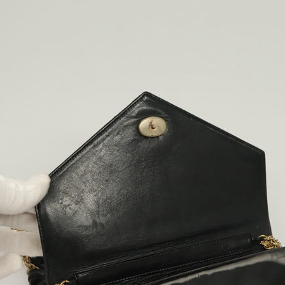 Chanel CC Envelope Flap Patent Leather, Black, Patent Leather, Clutch