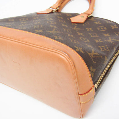 Louis Vuitton Alma Monogram Canvas, Brown, Canvas, Handbag