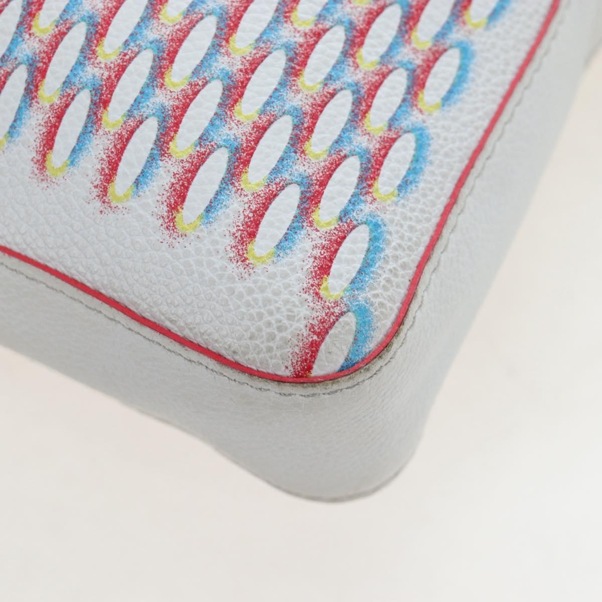 Louis Vuitton Trio Messenger Limited Edition Damier Spray Leather, White, Canvas, Handbag