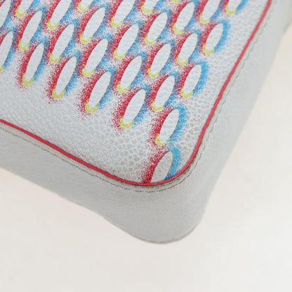 Louis Vuitton Trio Messenger Limited Edition Damier Spray Leather, White, Canvas, Handbag