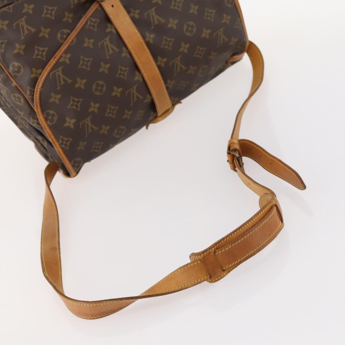 Louis Vuitton Saumur Monogram Canvas, Brown, Canvas, Shoulder Bag