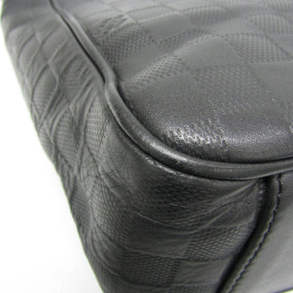 Louis Vuitton Tadao Damier Infini Leather, Black, Leather, Handbag